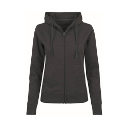 Sweat zippé femme capuche vierge ou à personnaliser