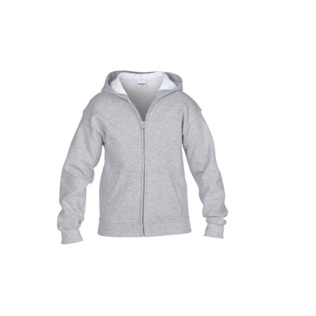 Sweat Capuche Zippé Enfant vierge ou à personnaliser