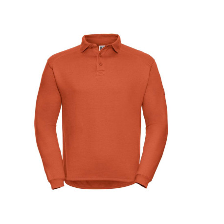 Sweat Col Polo Lavable À 60° vierge ou à personnaliser