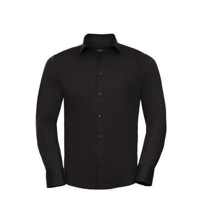 Chemise homme ajustée en coton stretch - Confort et élégance