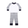 Navy Stripe/White