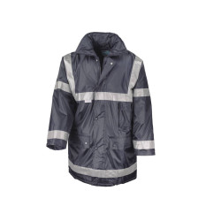 Parka bandes rétro réfléchissantes vierge ou avec votre logo