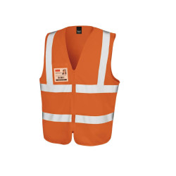 Gilet de sécurité zippé vierge ou avec votre logo