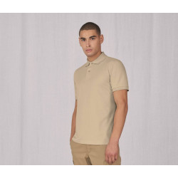 Polo homme 65/35 en polyester recyclé personnalisé