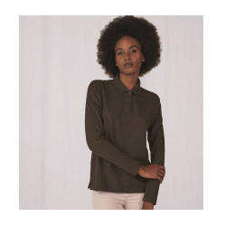 Polo femme manches longues 210 personnalisé