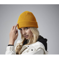 Bonnet nid d'abeille en coton organique personnalisé