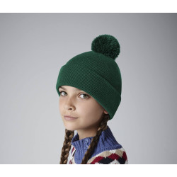 Bonnet avec pompon enfant personnalisé