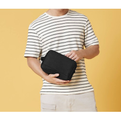 Trousse de toilette en polyester recyclé personnalisé