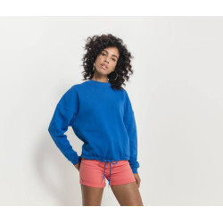 Sweat femme oversize col rond personnalisé
