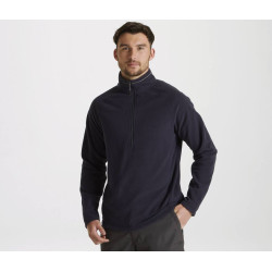 Veste polaire col zippé en polyester recyclé personnalisé