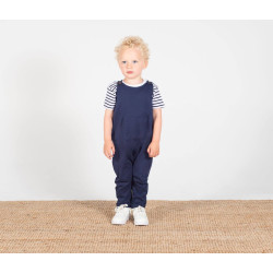 Salopette en coton organique personnalisé