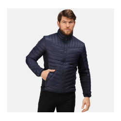 Veste matelassée bi-matière personnalisé