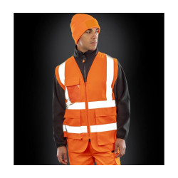 Gilet de sécurité en polycoton personnalisé