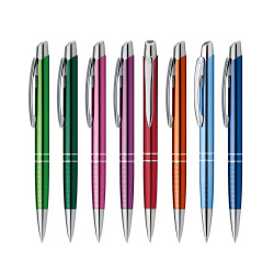 11081. Stylo à bille en aluminium personnalisé
