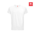 THC FAIR WH. T-shirt 100% coton. Couleur blanche personnalisé