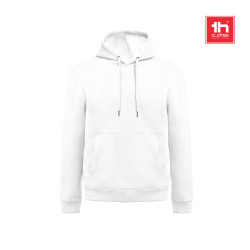KARACHI WH. Sweat en coton et polyester recyclé. Coloris blanc personnalisé