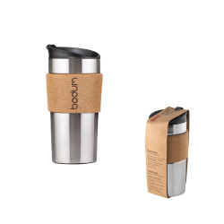TRAVEL MUG CORK. Mug de voyage 350ml personnalisé