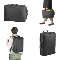 ALEXANDRIA. Sac à dos 2 en 1 en 600D pour ordinateur 15'6" personnalisé