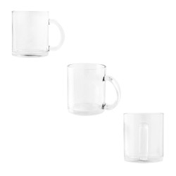 CARMO. Mug en verre 350mL personnalisé