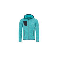 Veste polaire capuche homme vierge ou avec votre logo