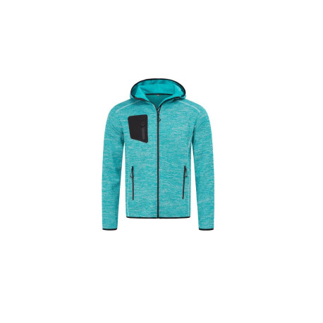 Veste polaire capuche homme vierge ou avec votre logo