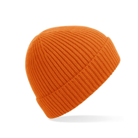 Bonnet en maille côtelée personnalisé