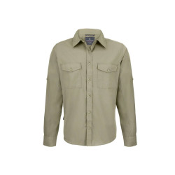 Chemise manches longues en polyester recyclé personnalisé
