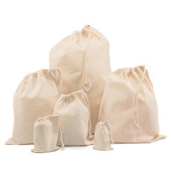 Petits sacs en coton recyclé personnalisé