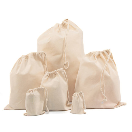 Petits sacs en coton recyclé personnalisé