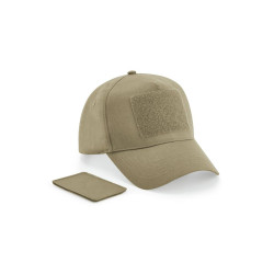Casquette 5 pans avec patch amovible personnalisé
