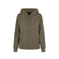Sweat capuche zippé femme personnalisé