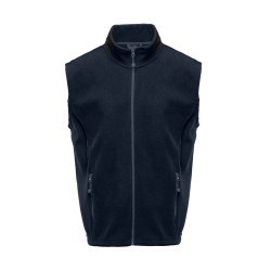 Bodywarmer polaire contrasté personnalisé