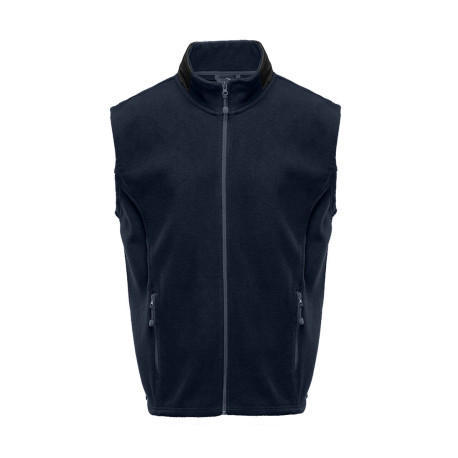 Bodywarmer polaire contrasté personnalisé