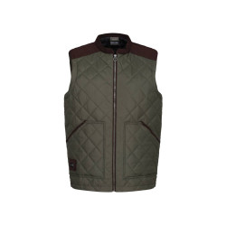 Bodywarmer matelassé style cavalier personnalisé