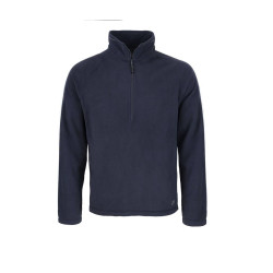 Veste polaire col zippé en polyester recyclé personnalisé