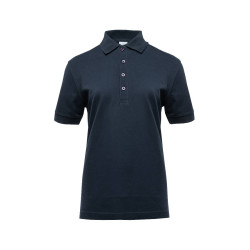 Polo femme boutons contrastés personnalisé