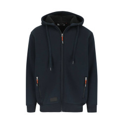 Sweat zippé à capuche déperlant personnalisé
