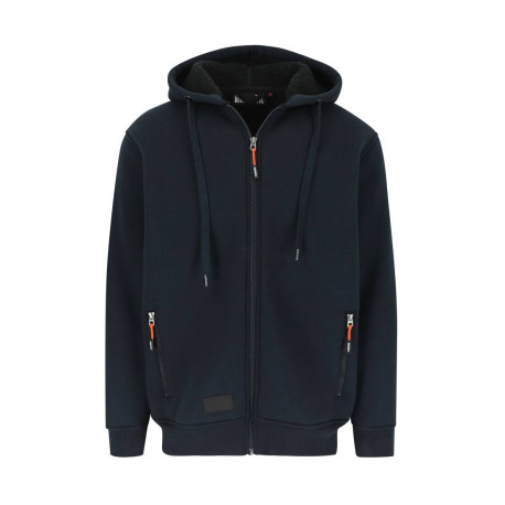Sweat zippé à capuche déperlant personnalisé
