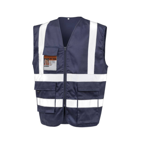 Gilet de sécurité en polycoton personnalisé