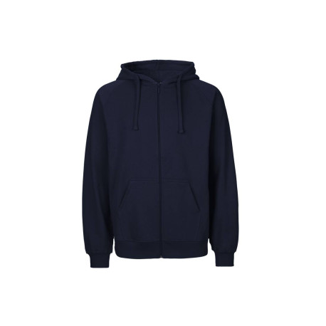 Sweat à capuche zippé en coton Tiger personnalisé