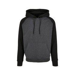 Sweat capuche manches et capuche contrastées personnalisé