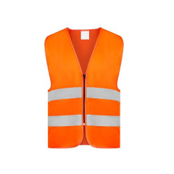 Gilet de sécurité zippé personnalisé