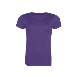Tee-shirt de sport en polyester recyclé femme personnalisé