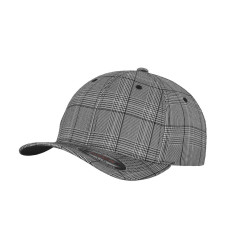 Casquette motif prince de galles personnalisé