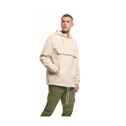Sweat homme à capuche col zippé personnalisé