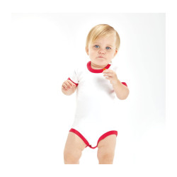 Body bébé contrasté personnalisé