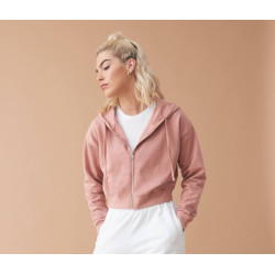 Sweat court zippé femme personnalisé