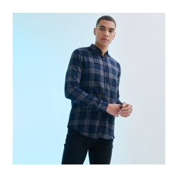 Chemise décontractée à carreaux personnalisé