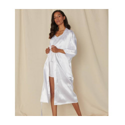 Peignoir en satin personnalisé