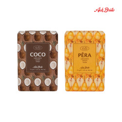 FRUTADOS I COLLECTION. Savons à base de savon végétal et enrichis à l'huile de coco (75 g) personnalisé